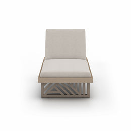 Avalon Outdoor Chaise Lounge, Venao Grey by Four Hands