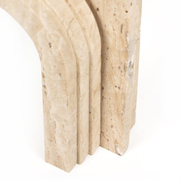 Travertine Arches, White Travertine by Four Hands