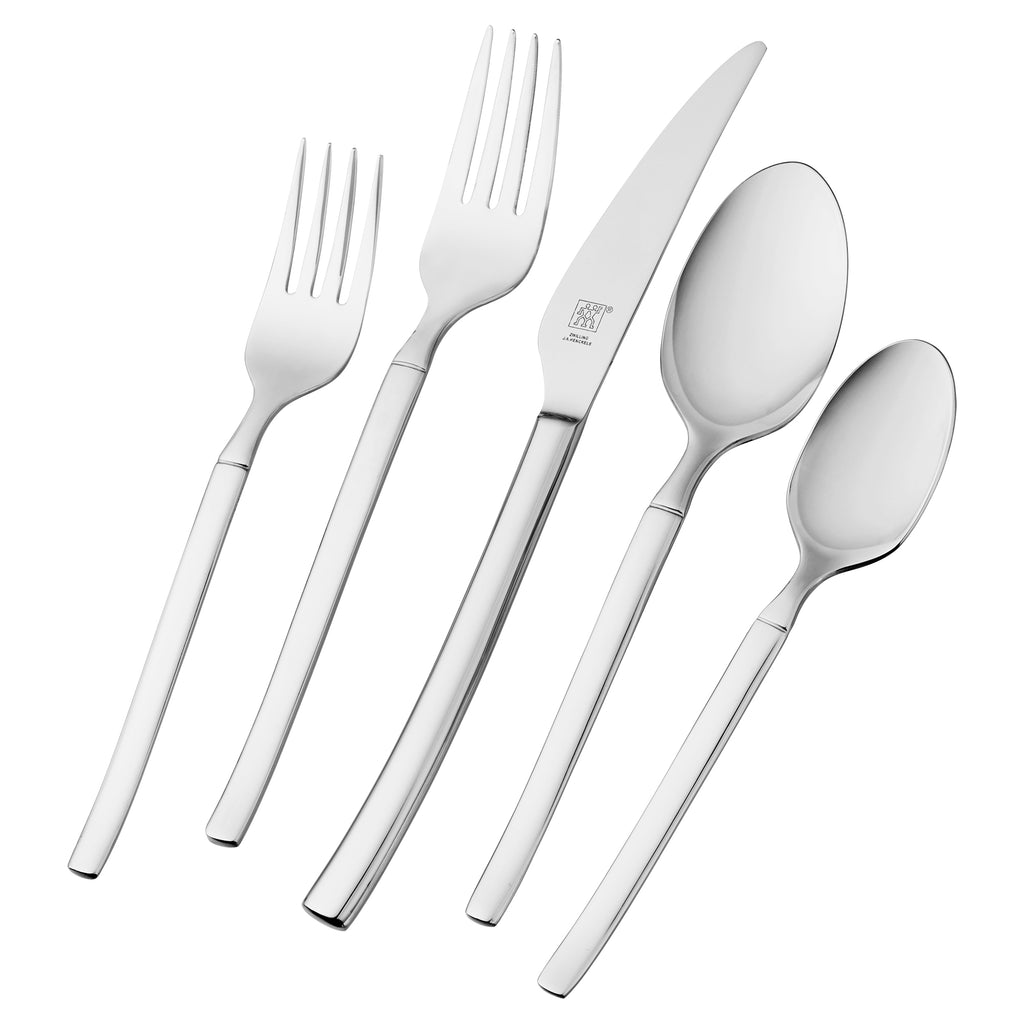 Opus 45-Piece 18/10 Stainless Steel Flatware Set