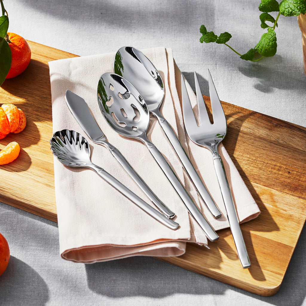 Opus 45-Piece 18/10 Stainless Steel Flatware Set