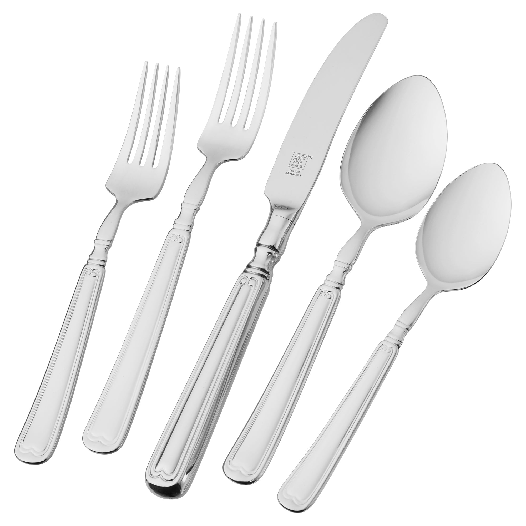 Vintage 1876 45-Piece 18/10 Stainless Steel Flatware Set