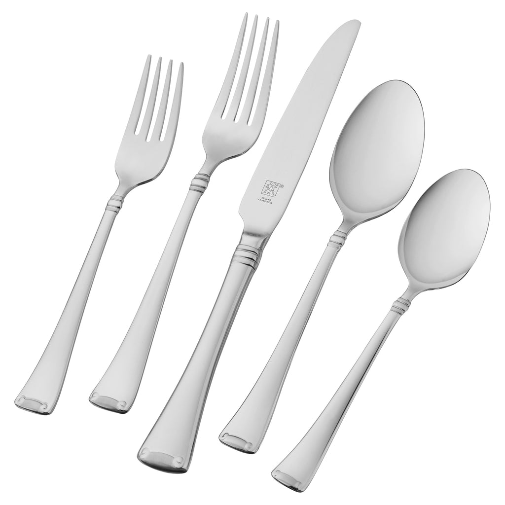 Angelico 45-Piece 18/10 Stainless Steel Flatware Set