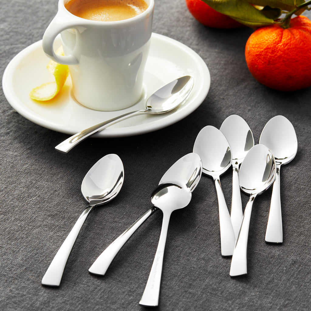 Bellasera 8-Piece 18/10 Stainless Steel Espresso Spoon Set