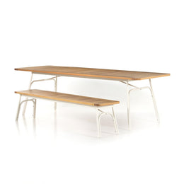 Kaplan Outdoor Dining Table 97" - Auburn Eucalyptus