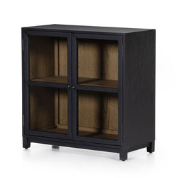 Millie Small Cabinet - Drifted Matte Black