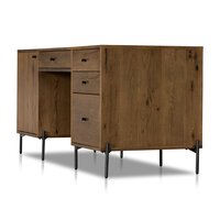 Eaton Executive Desk, Amber Oak Resin by Four Hands