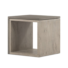 Faro End Table - Dark Grey Concrete