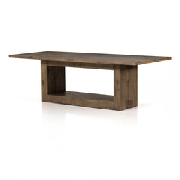 Perrin Dining Table 93 Inch - Rustic Fawn Veneer