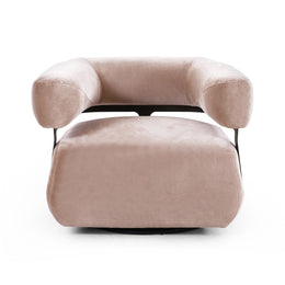 Gareth Swivel Chair, Surrey Fawn by Four Hands