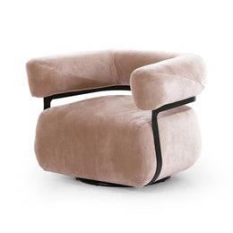 Gareth Swivel Chair, Surrey Fawn