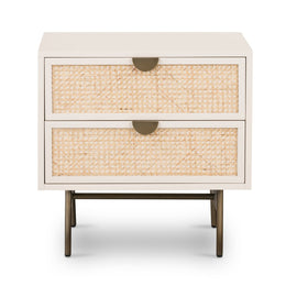 Luella Nightstand, Matte Alabaster