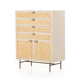 Luella Tall Dresser - Light Natural Cane