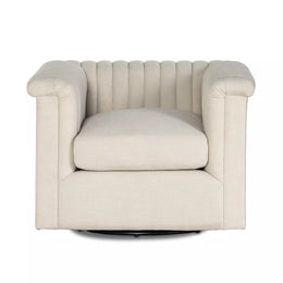 Watson Swivel Chair, Cambric Ivory