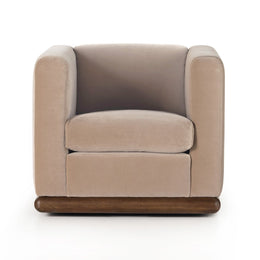 Elizabeth Swivel Chair, Surrey Taupe by Four Hands