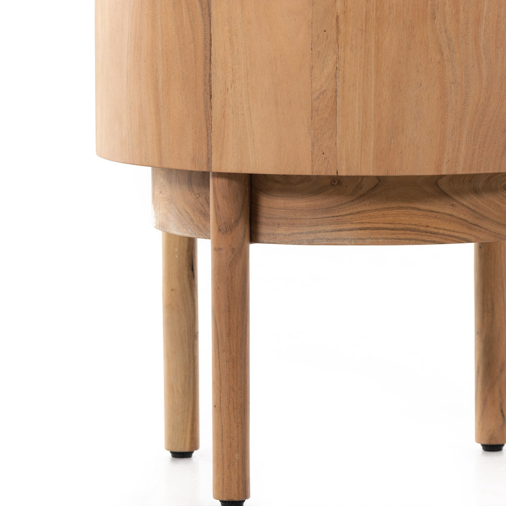 Atmore End Table-Amber Oak