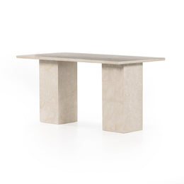 Arum Desk - Cream Marble