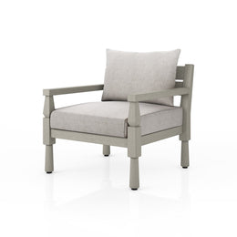 Waller Outdoor Chair - Stone Grey & Weathered Grey by Four Hands