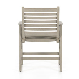 Pelter Outdoor Dining Chair - Weathered Grey