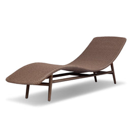 Portia Outdoor Chaise - Tanned Weave