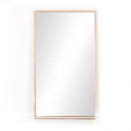 Vora Floor Mirror-Whitewash Acacia