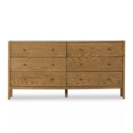 Meadow 6 Drawer Dresser, Tawny Oak