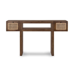 Golda Console Table-Saddle Tan