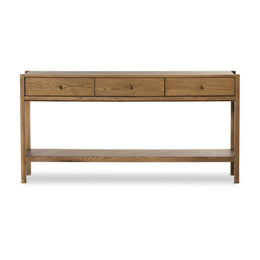 Meadow Console Table, Tawny Oak Veneer by Four Hands