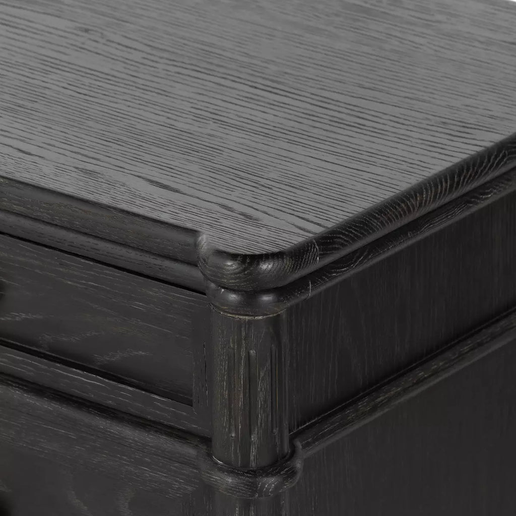 Toulouse Chest, Distressed Black Oak by Four Hands