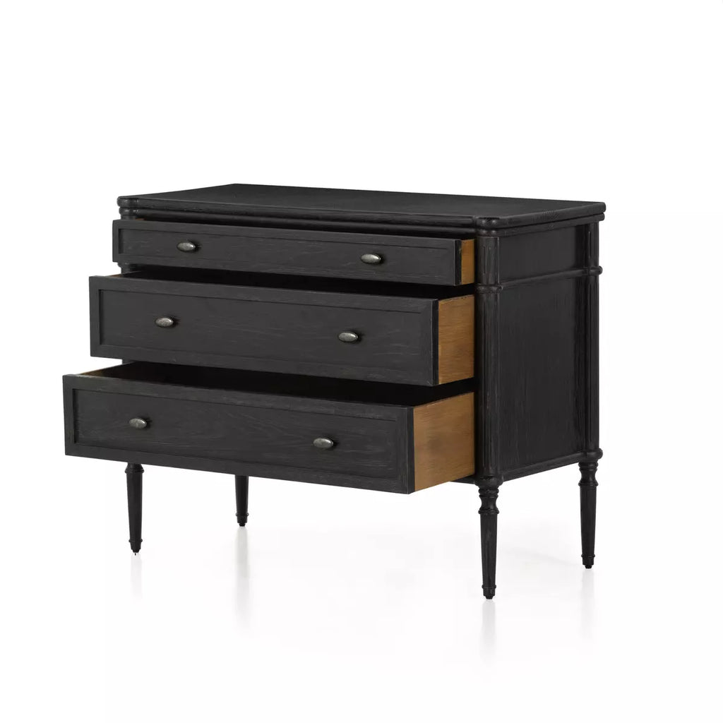 Toulouse Chest, Distressed Black Oak by Four Hands