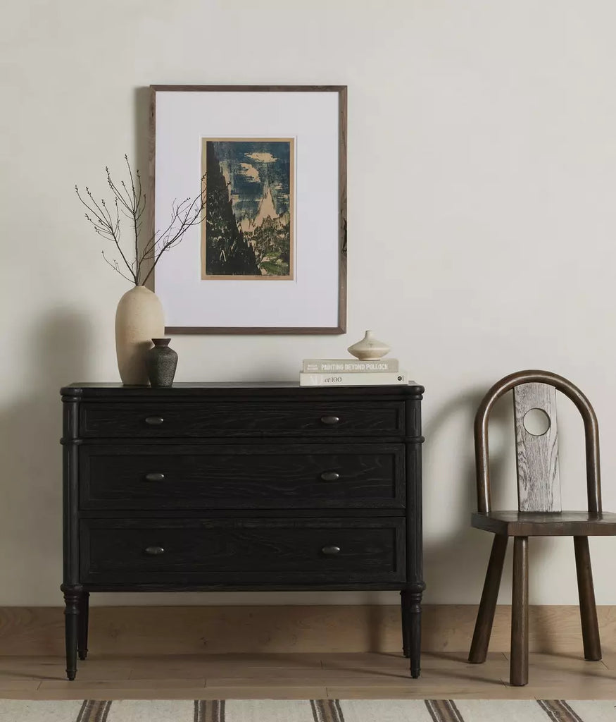 Toulouse Chest, Distressed Black Oak by Four Hands