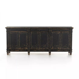 Marjorie Sideboard - Distressed Black by Four Hands