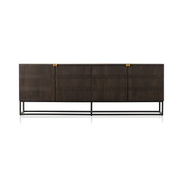 Kelby Closed Media Console - Brown by Four Hands