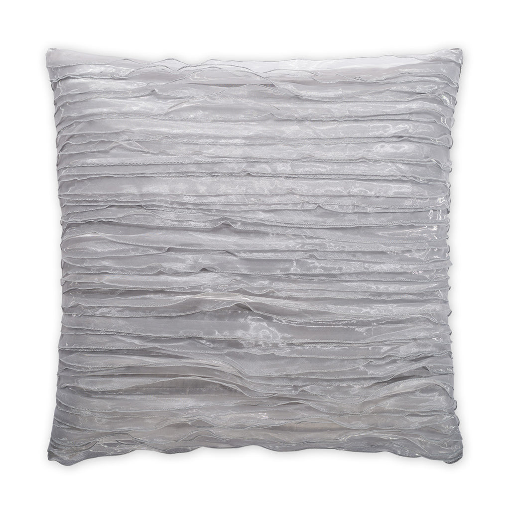 Ruffles Pillow - Silver