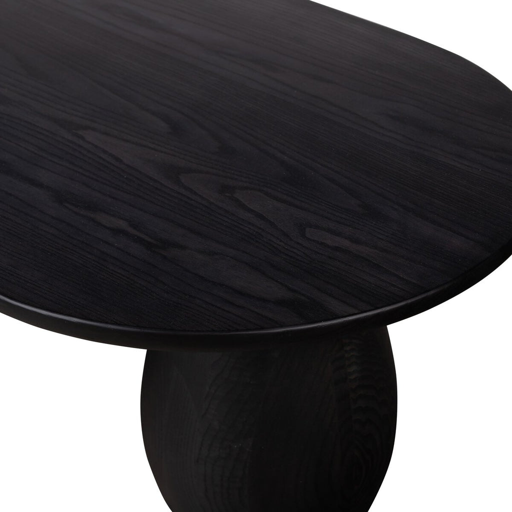 Merla Wood Coffee Table, Black Wash Ash Veneer by Four Hands