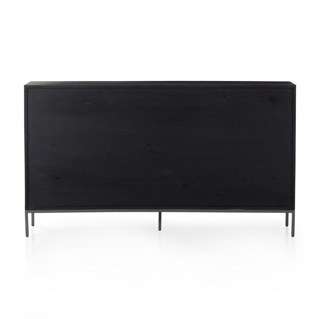 Trey 9 Drawer Dresser - Black Wash Poplar