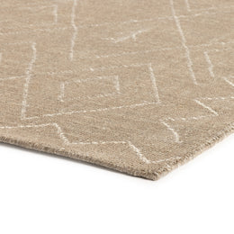 Nador Moroccan Hand Knotted Rug - Nador Taupe