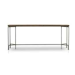 Marion Console Table, Rustic Fawn Veneer