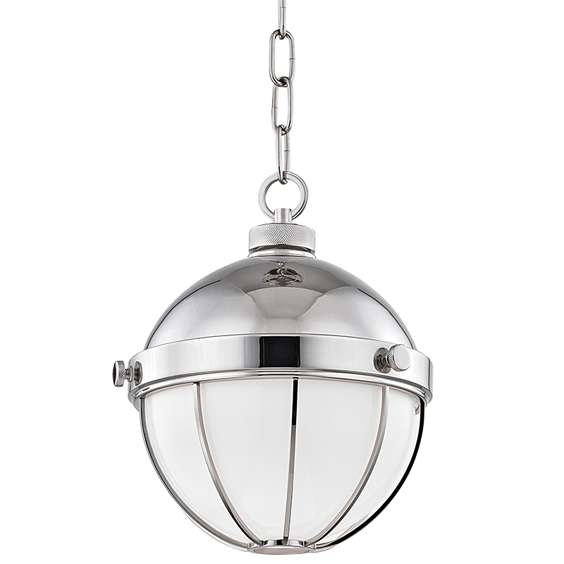 Sumner Pendant 10" - Polished Nickel