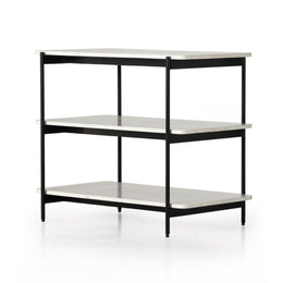 Jasper Nightstand - Iron Matte Black