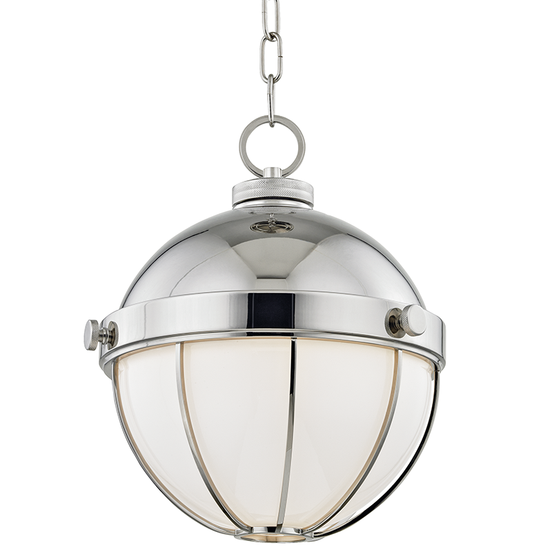 Sumner Pendant 13" - Polished Nickel