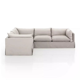 Habitat Slipcover 3-Piece Sectional-111", Bennett Moon