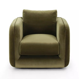 Malakai Swivel Chair - Surrey Olive by Four Hands