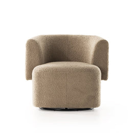 Tybalt Swivel Chair, Sheepskin Camel by Four Hands