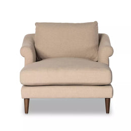 Mollie Chaise Lounge, Antwerp Taupe by Four Hands