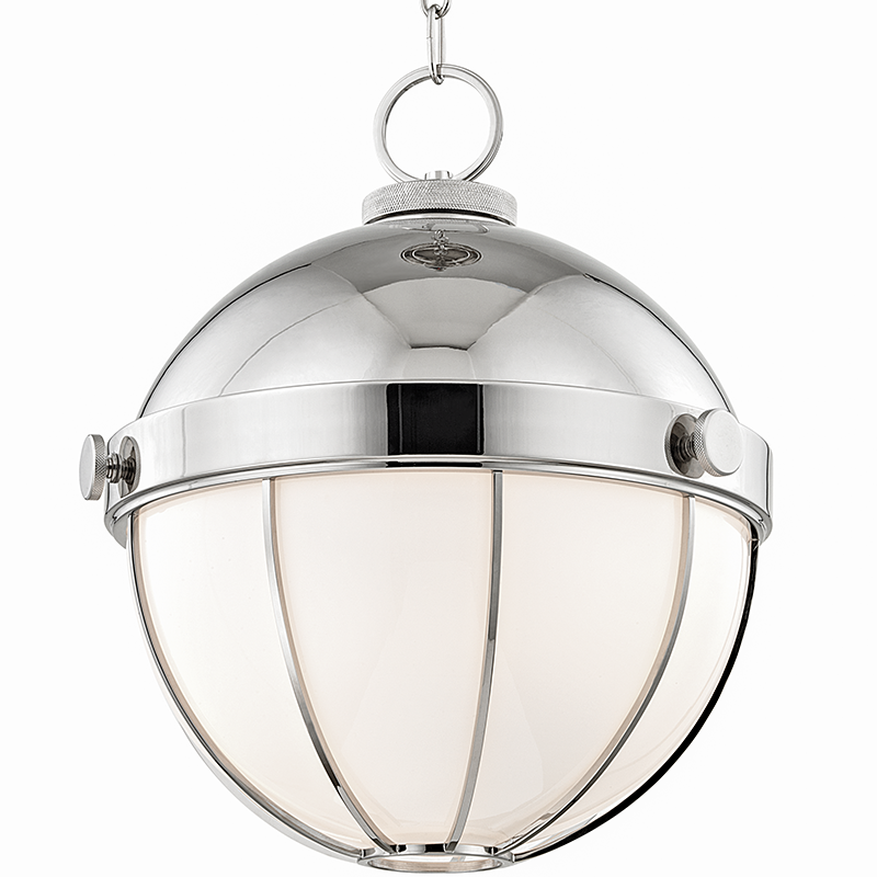 Sumner Pendant 16" - Polished Nickel