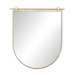 Chico Small Arch Mirror - Antique Brass