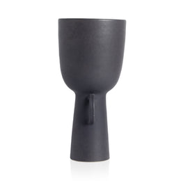 Anillo Narrow Vase-Matte Black