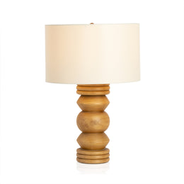 Ellinger Table Lamp-Light Teak