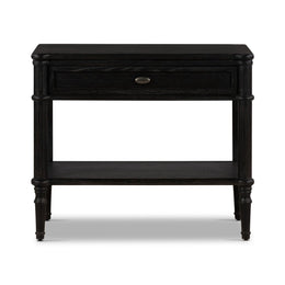 Toulouse Nightstand, Distressed Black by Four Hands