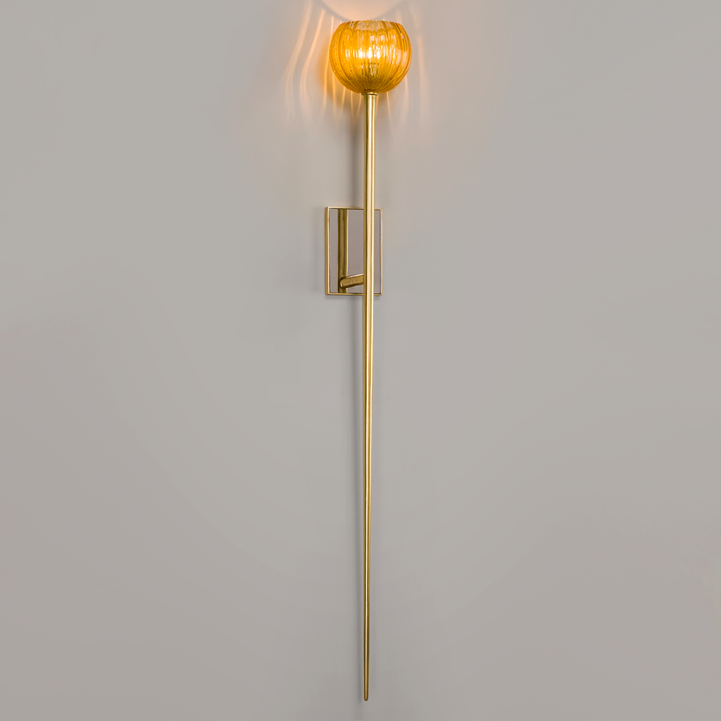 Merlin Wall Sconce 51" - Gold Leaf